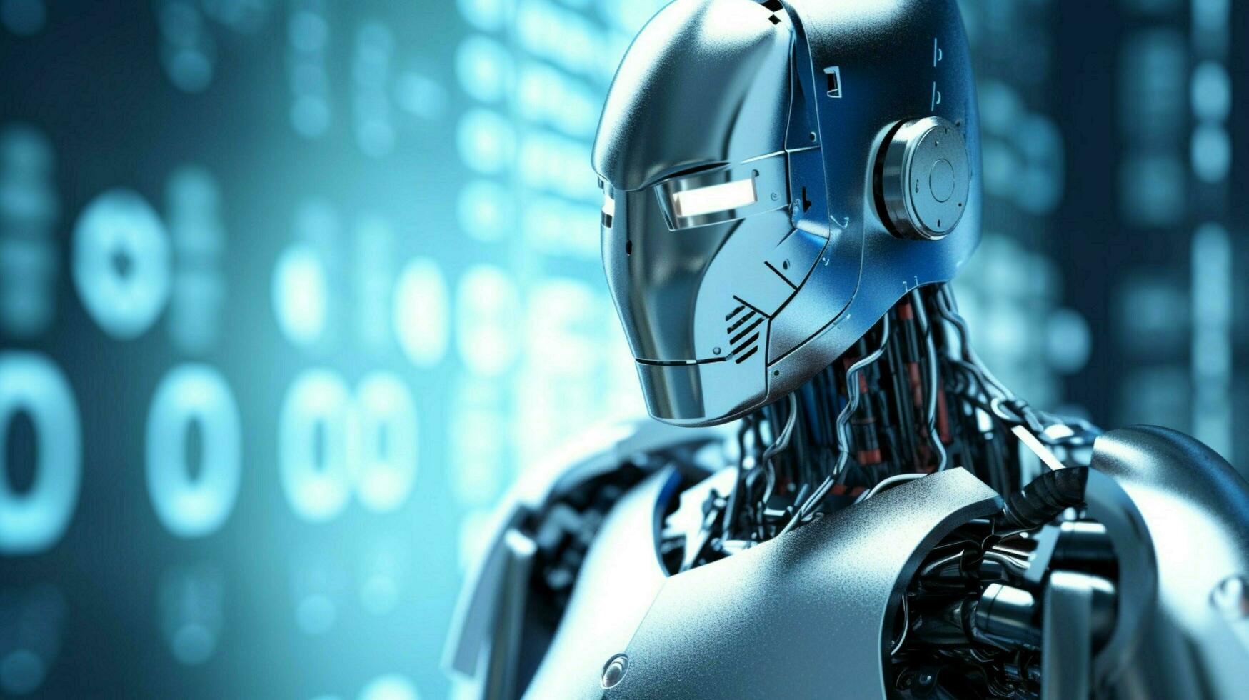 robot electronic access authentication system photo