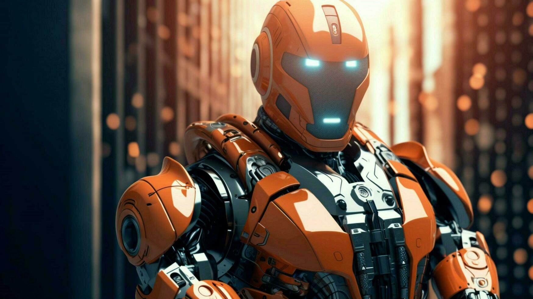 robot electronic access authentication system photo
