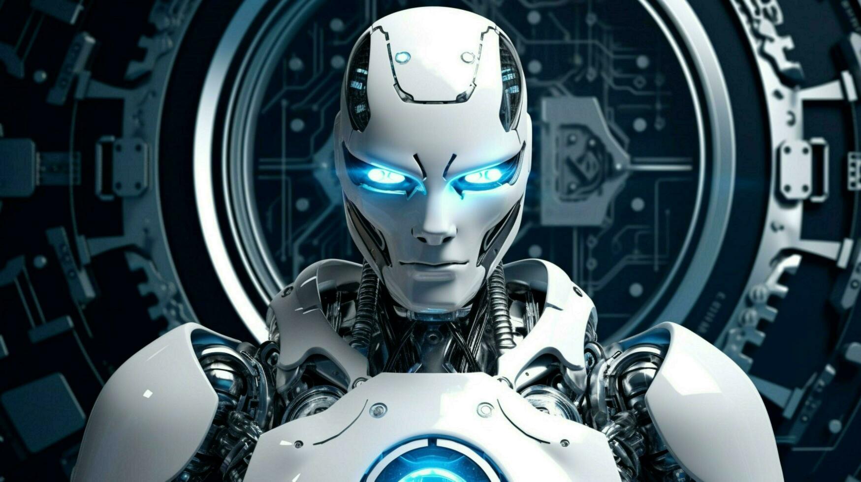 robot electronic access authentication system photo
