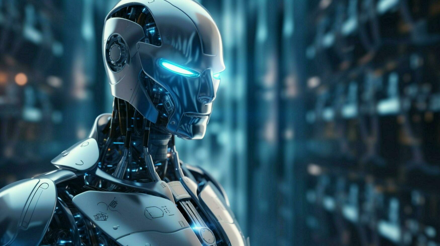 robot electronic access authentication system photo