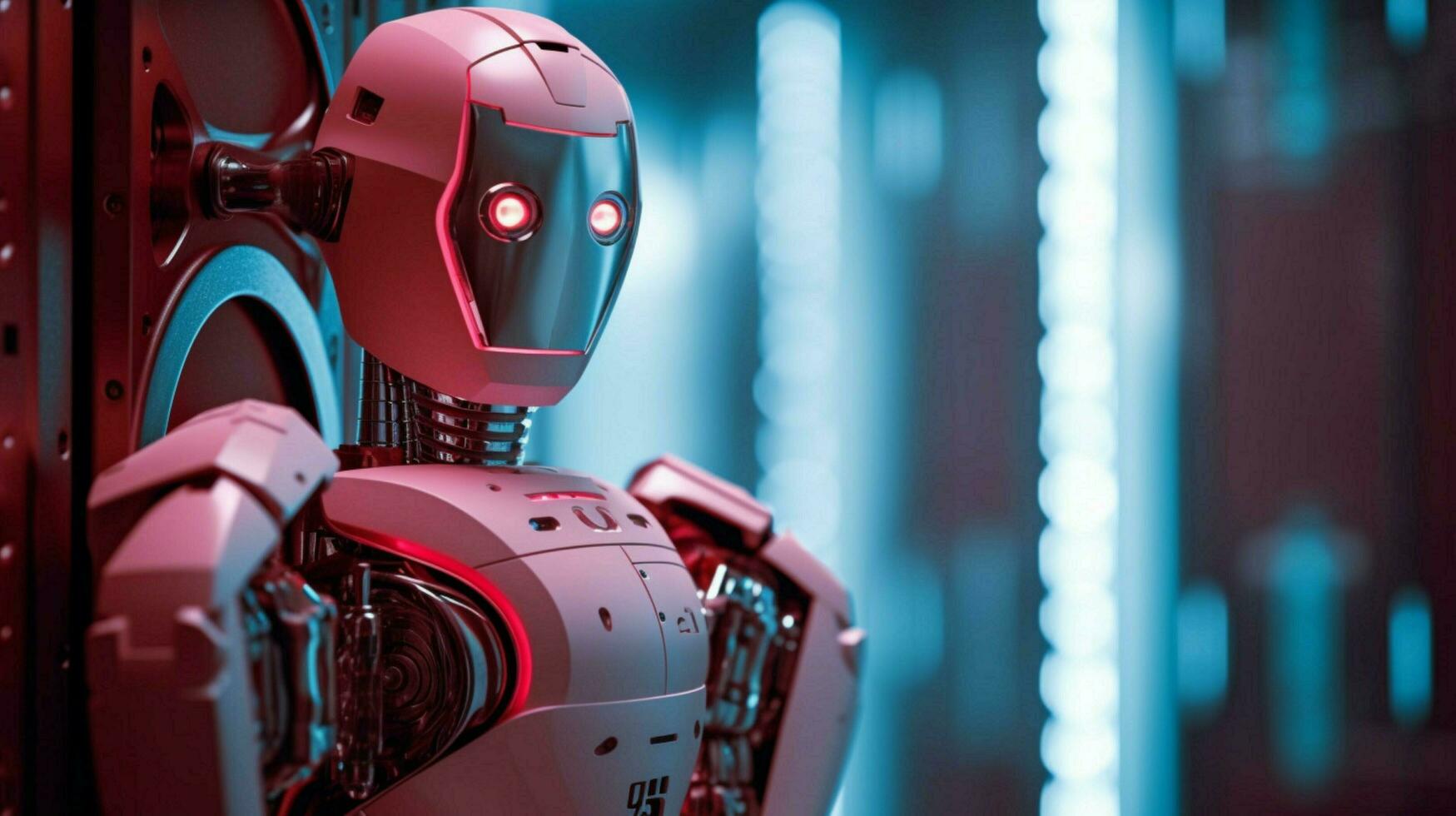 robot electronic access authentication system photo