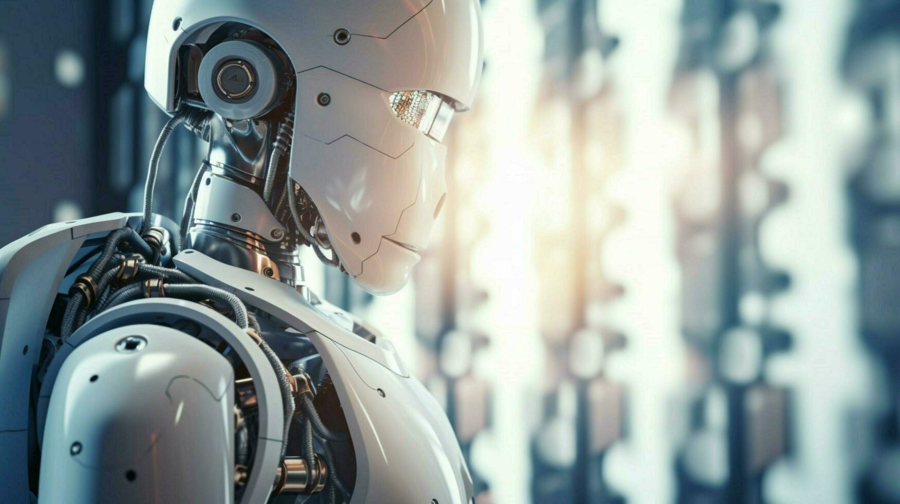 robot electronic access authentication system photo