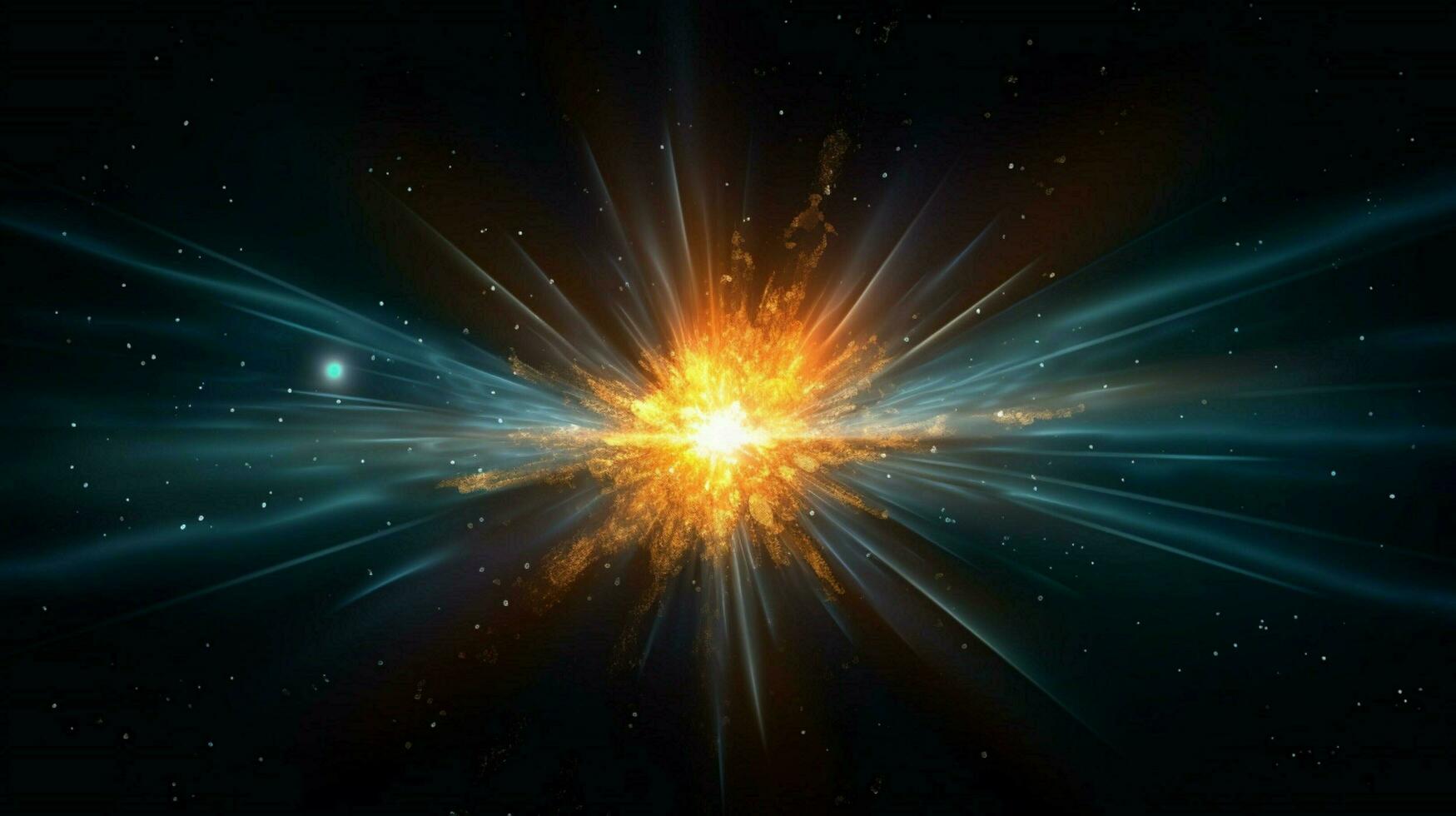 star burst of light with the ly formed star shining photo