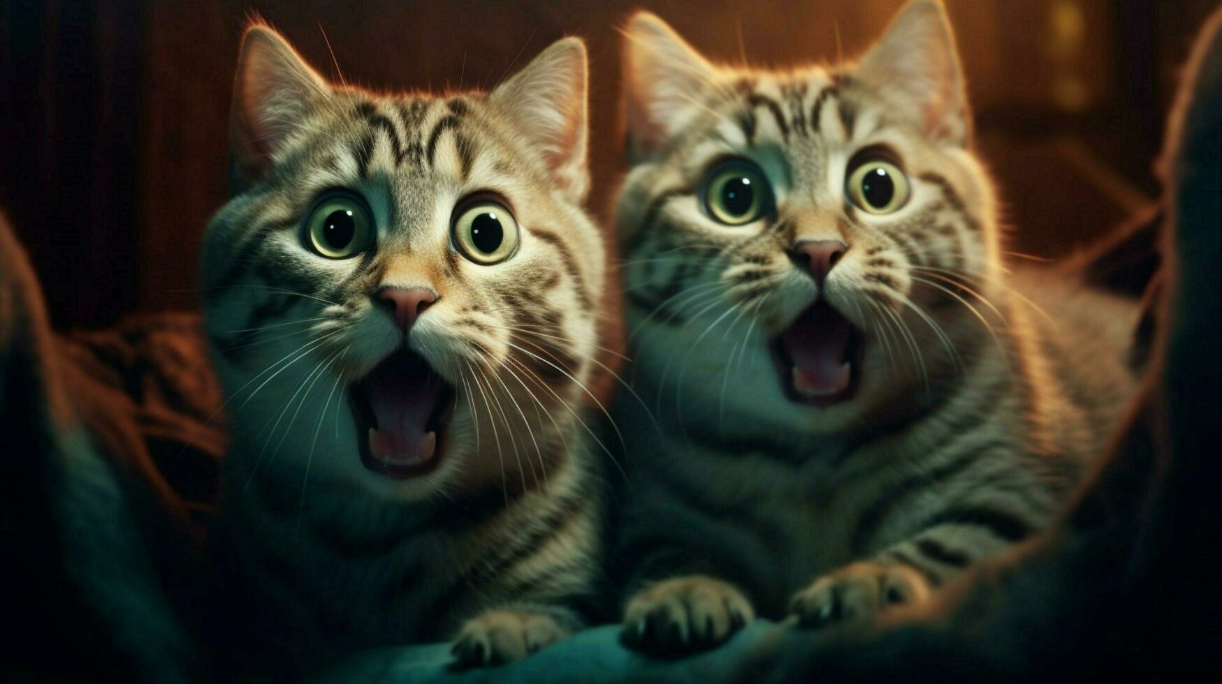surprised cats image hd photo
