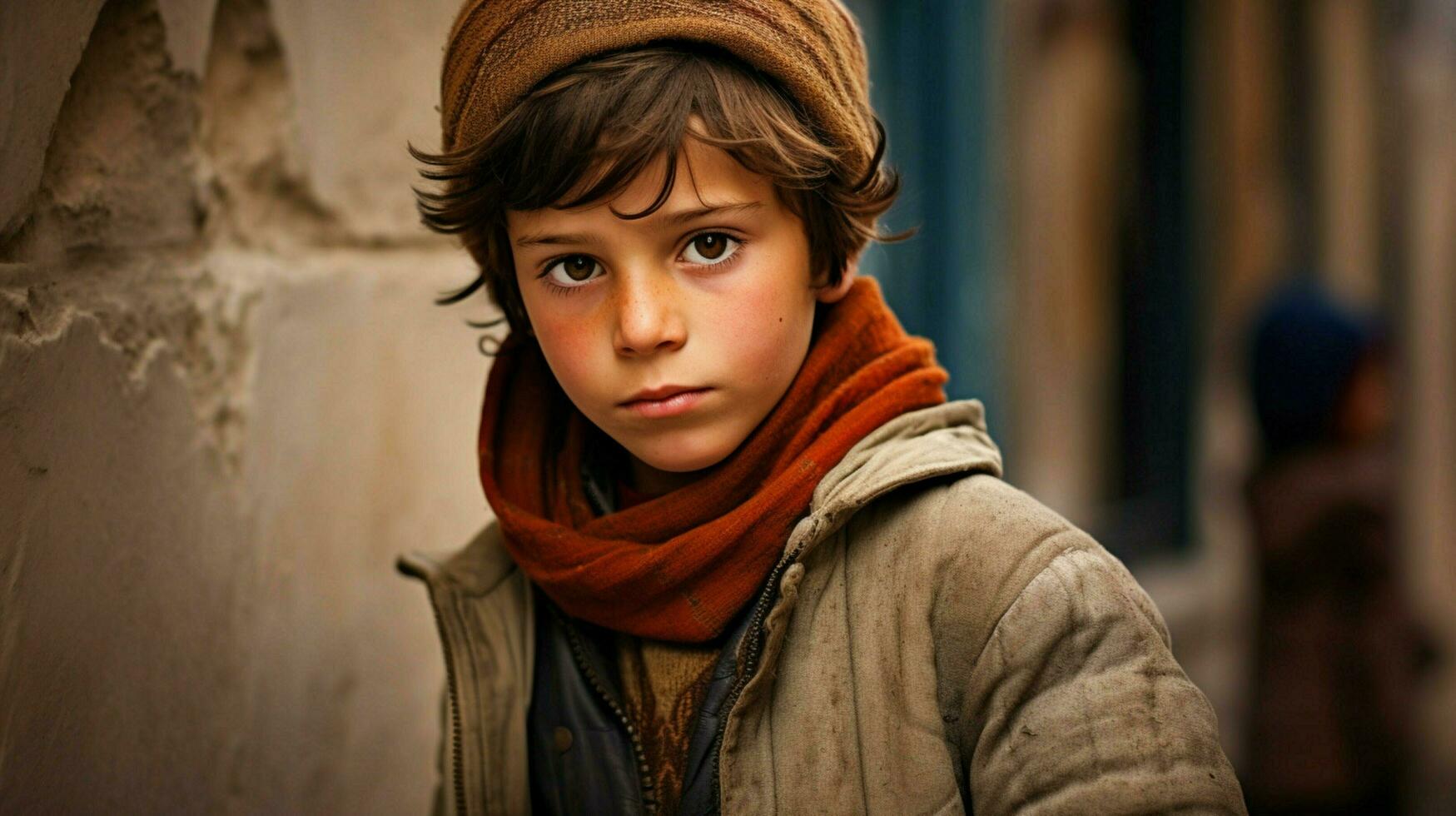 turk child boy turkish city photo