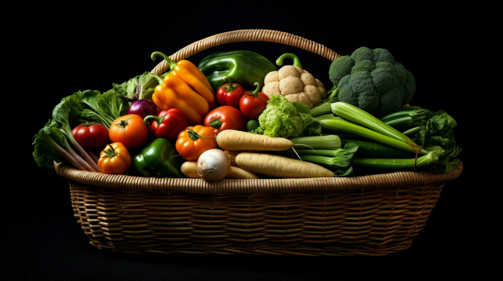 vegetable big basket photo