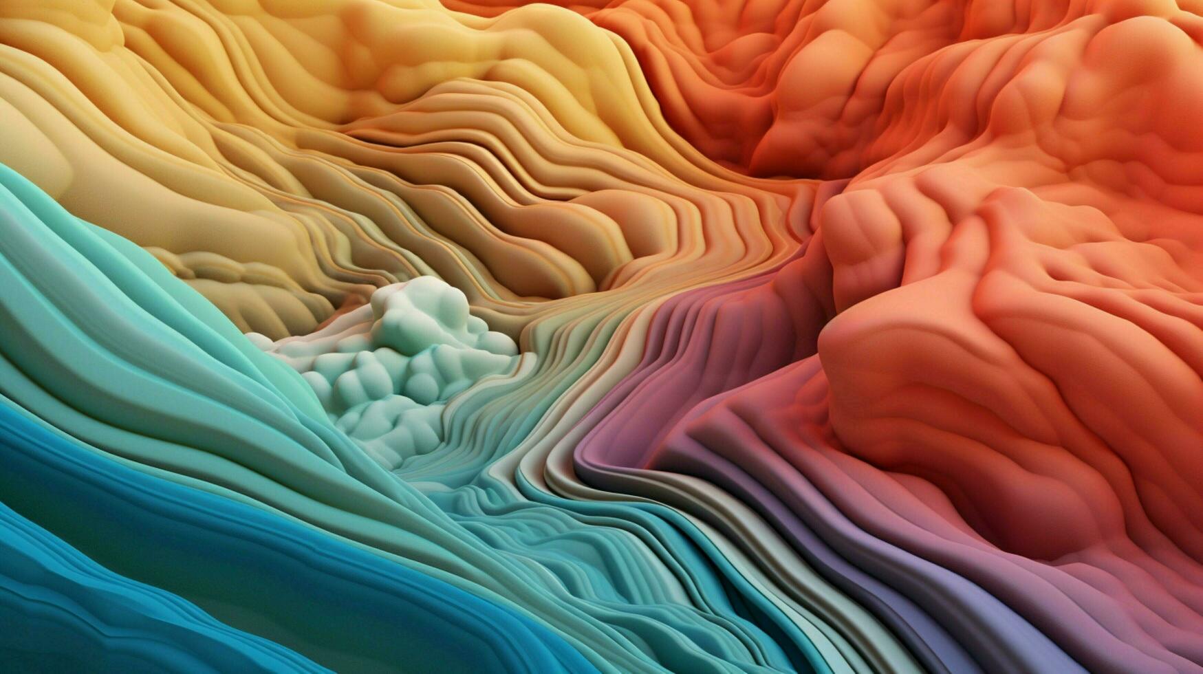 vibrant color palette with warm and cool tones pe photo