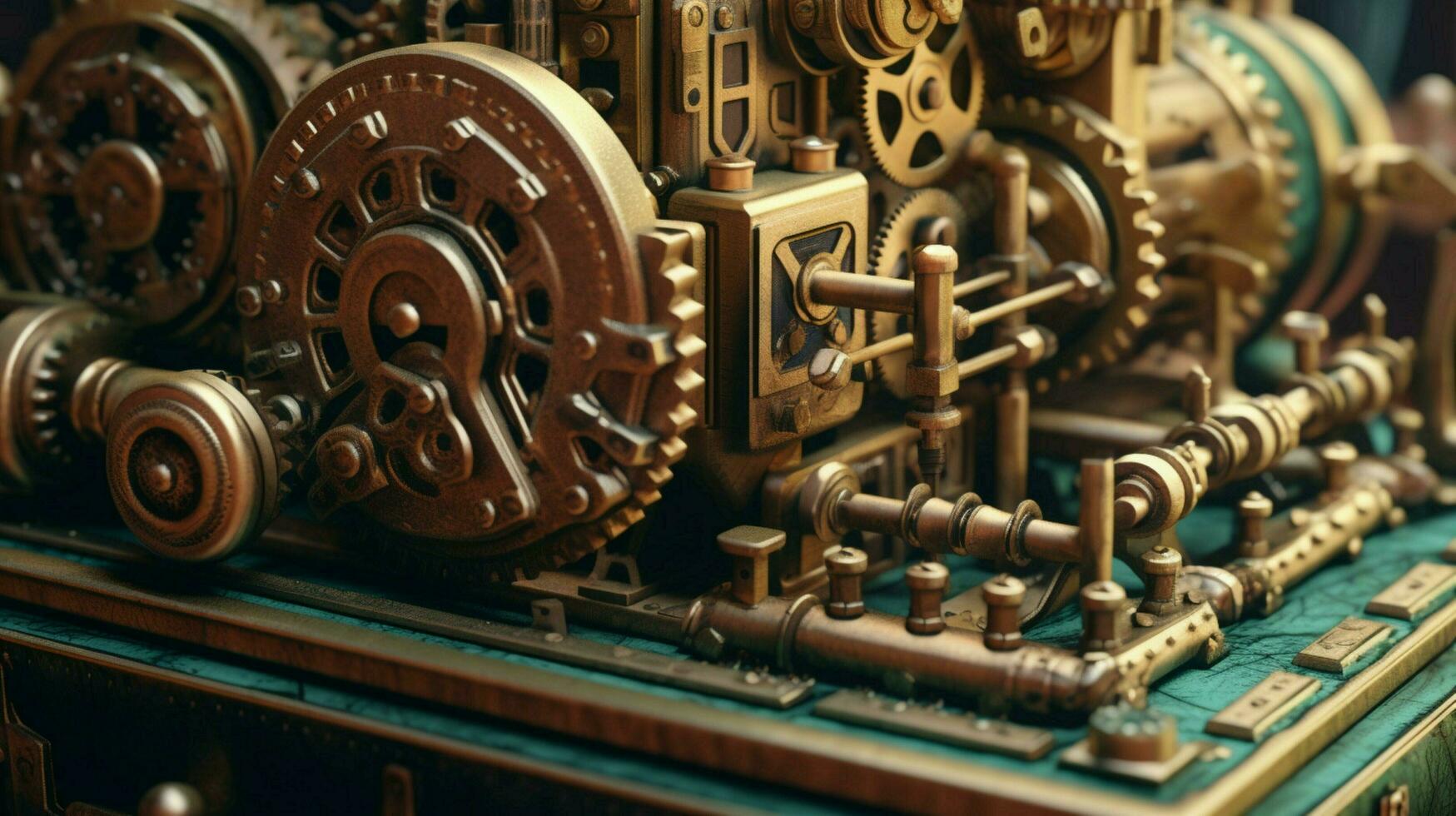 vintage machine closeup photo