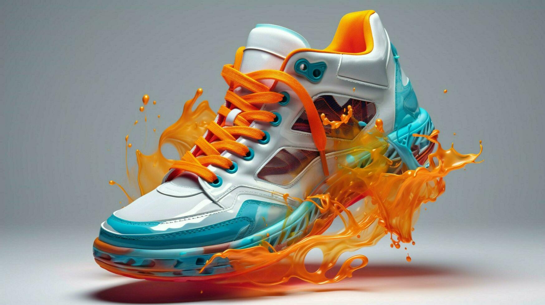 3D Sneakers By Alberto Seveso advanced color scheme photo