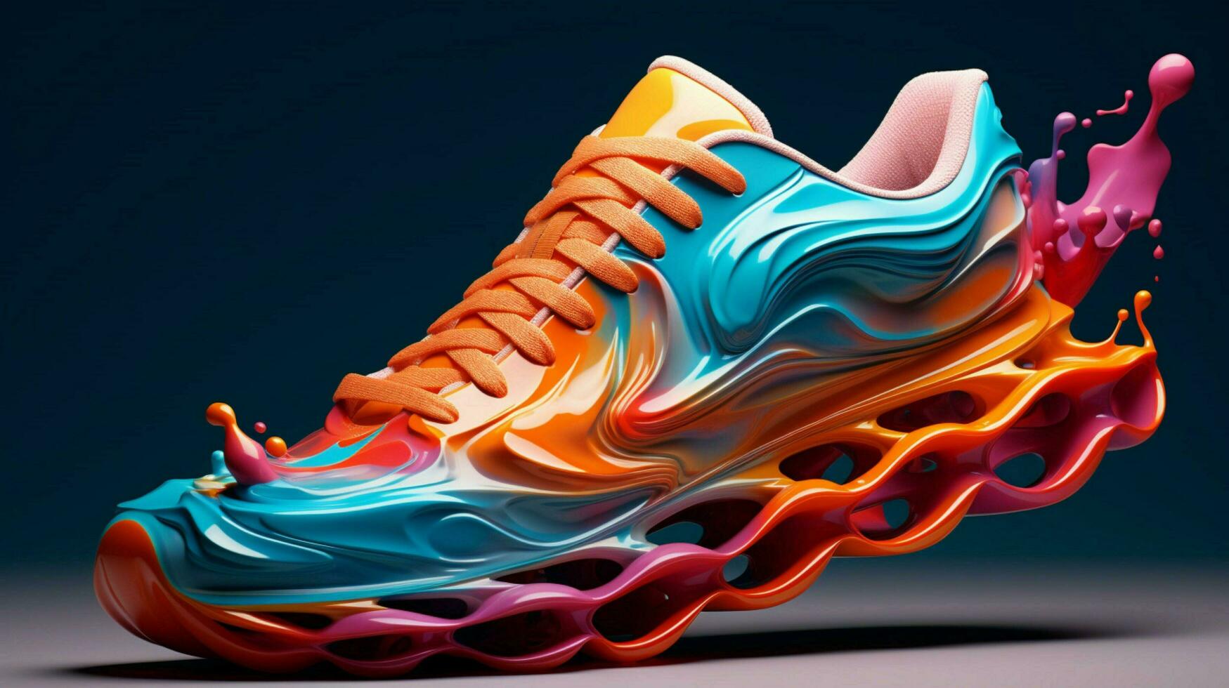 3D Sneakers By Alberto Seveso advanced color scheme photo