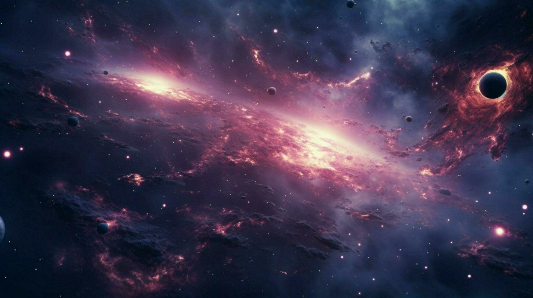 3d stylized outer space background pattern high photo