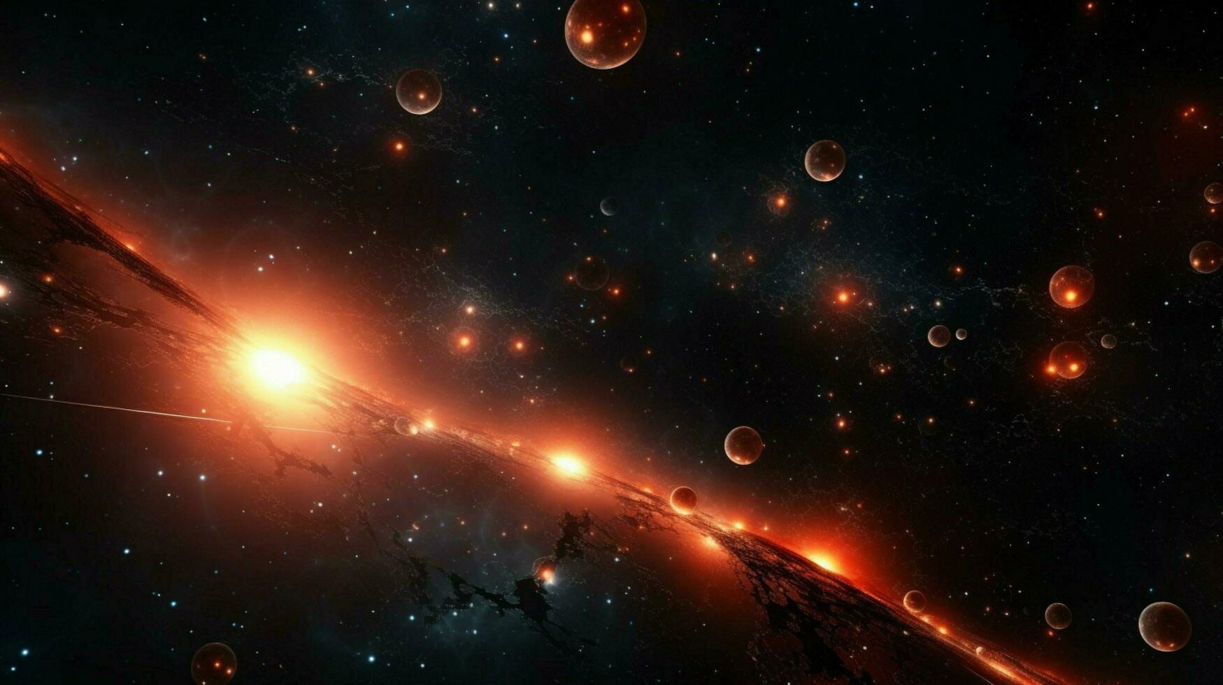 3d stylized outer space background pattern high photo