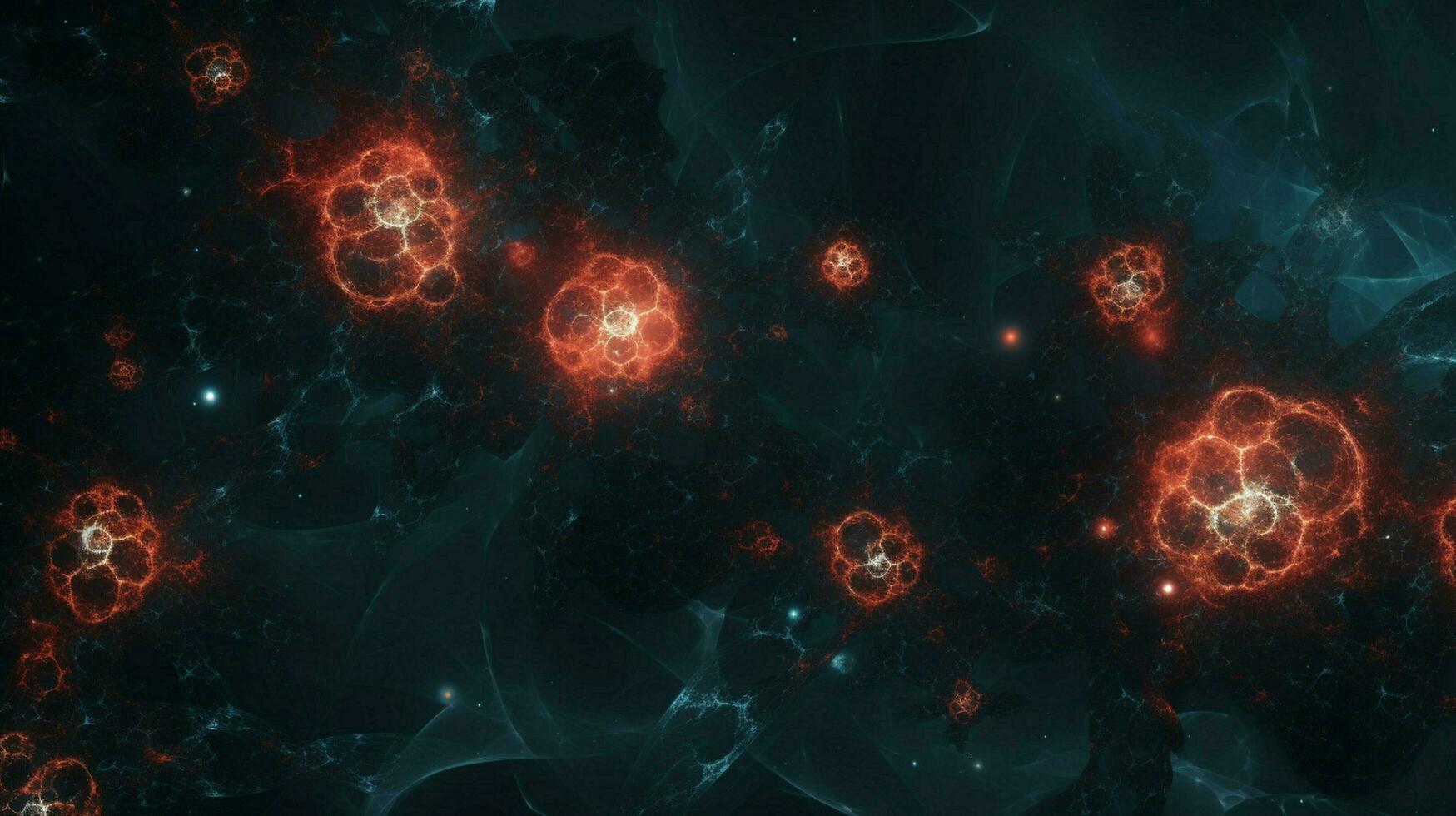 3d stylized outer space background pattern high photo