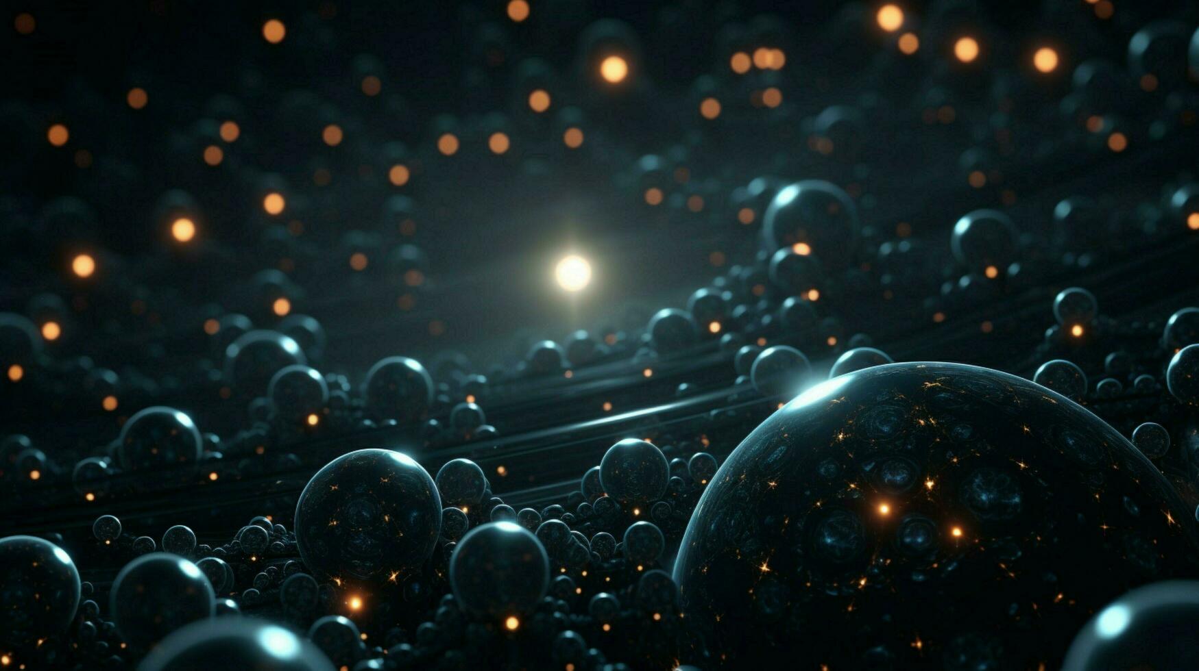 3d stylized outer space background pattern high photo