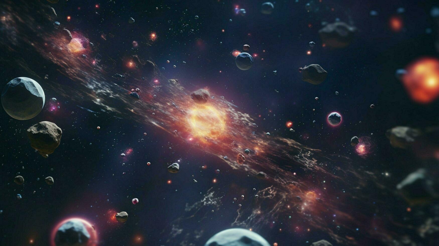 3d stylized outer space background pattern high photo