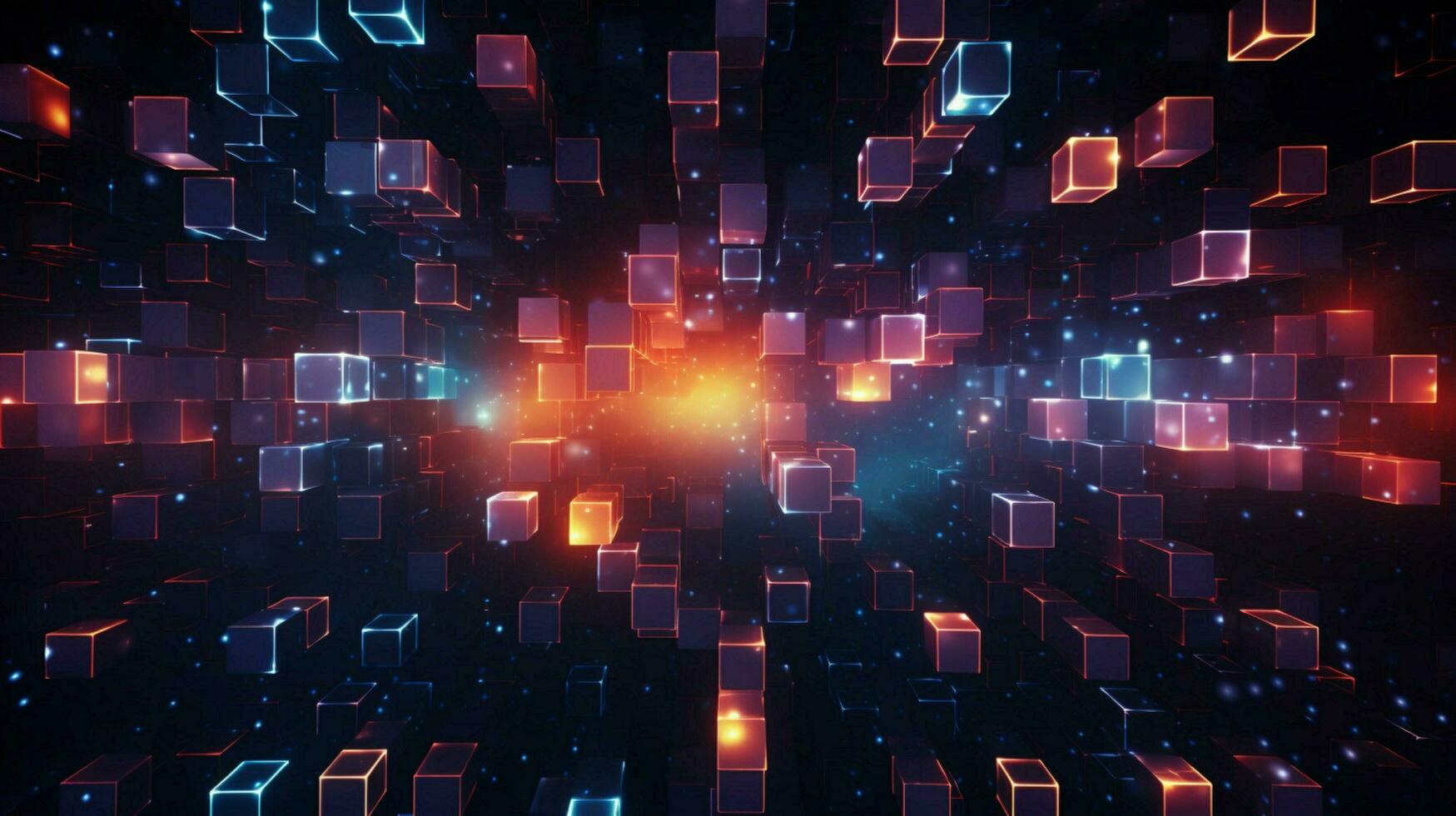 3d stylized outer space background pattern high photo