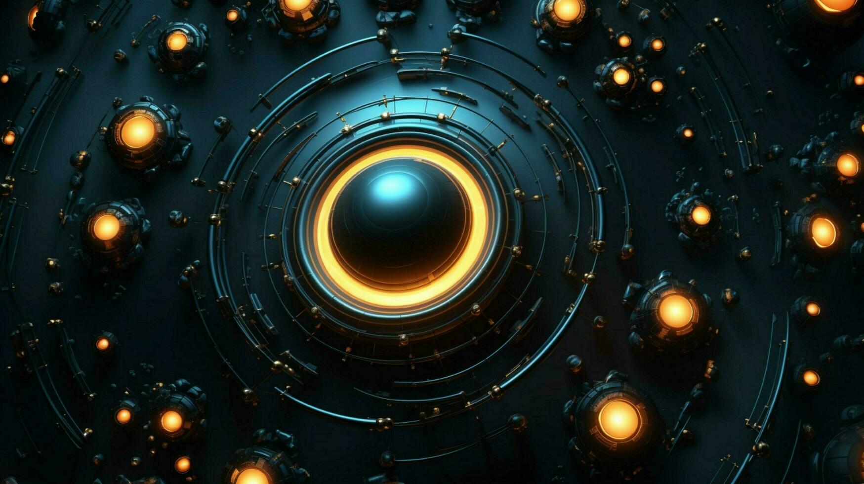 3d stylized outer space background pattern high photo