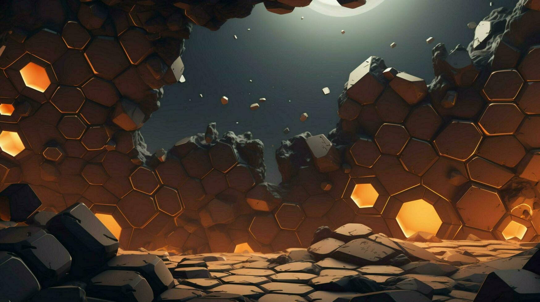 3d stylized outer space background pattern high photo