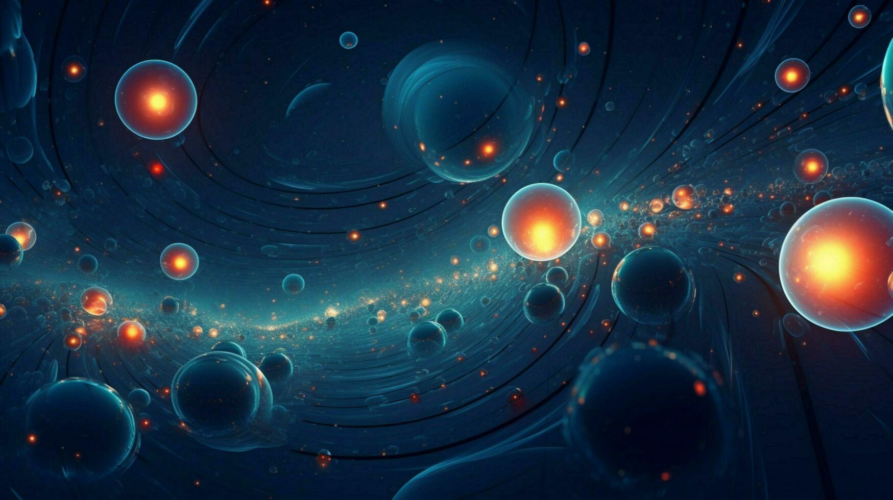 3d stylized outer space background pattern high photo