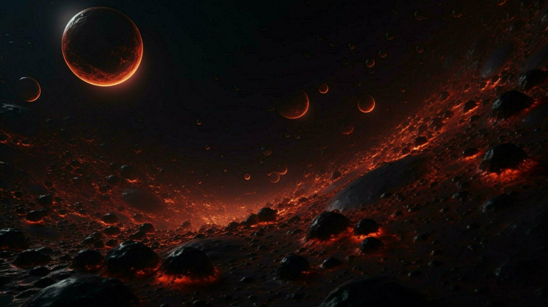 3d stylized outer space background pattern high photo