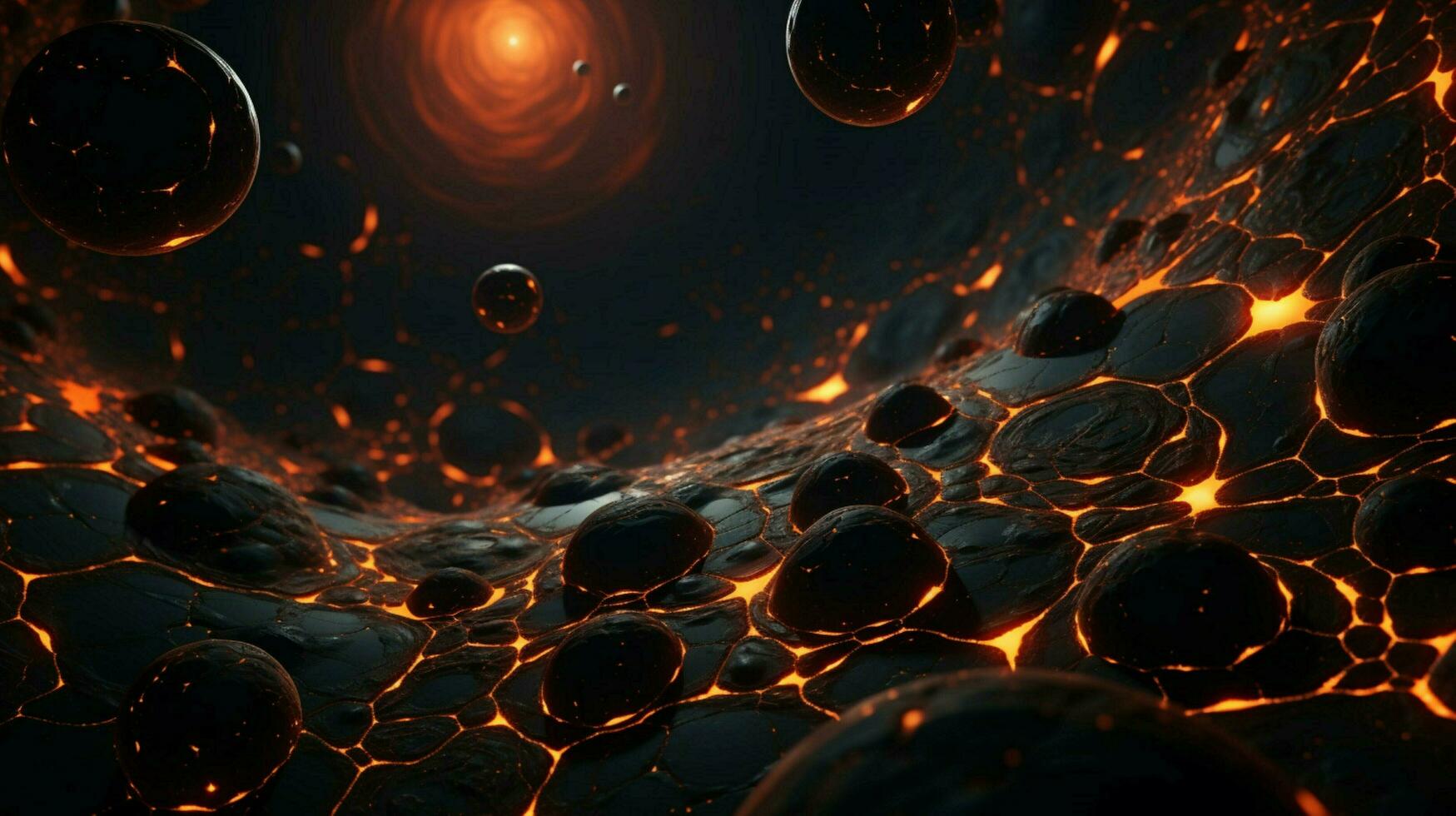 3d stylized outer space background pattern high photo