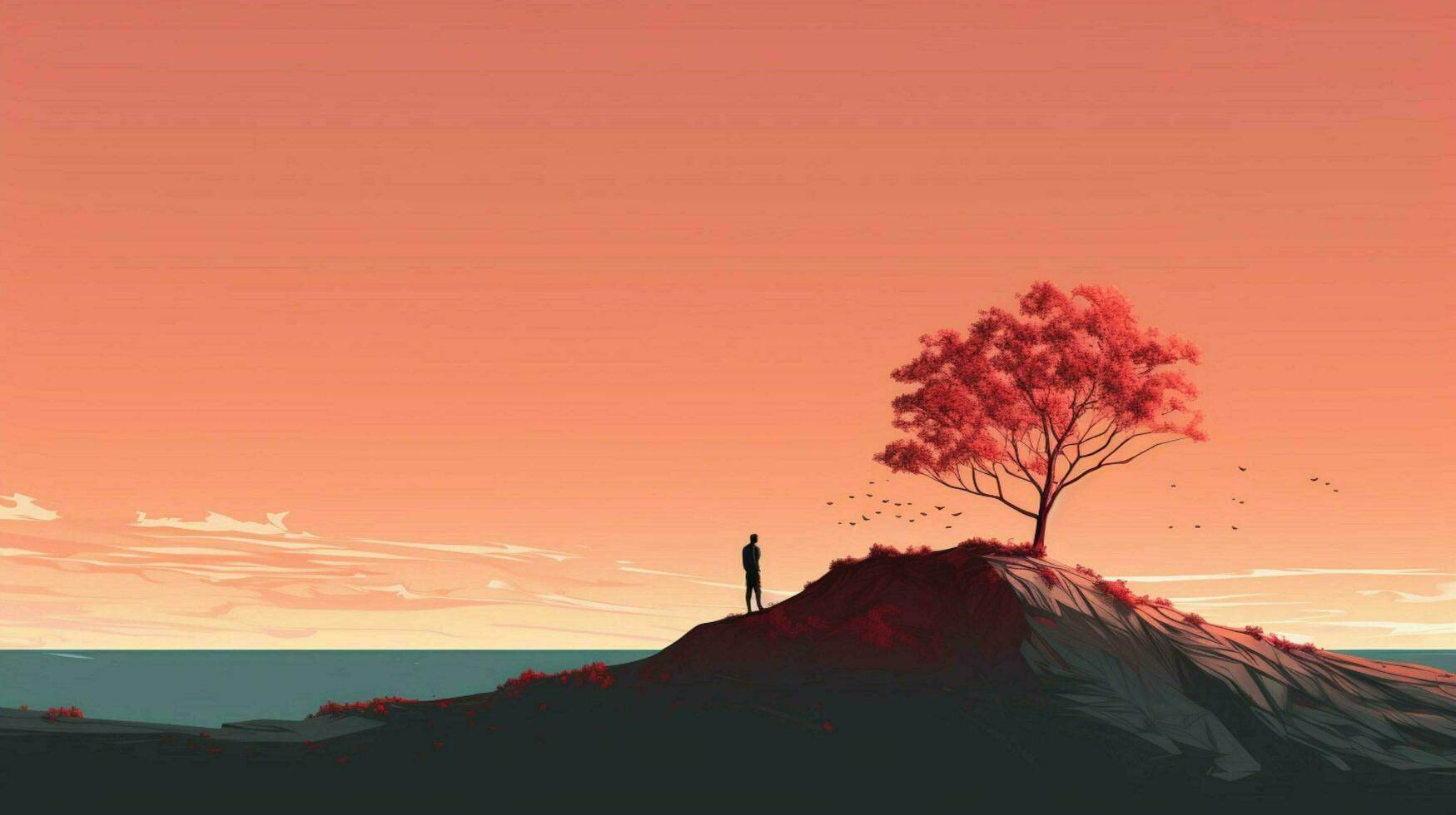 A simple digital wallpaper minimalist 30657188 Stock Photo at Vecteezy