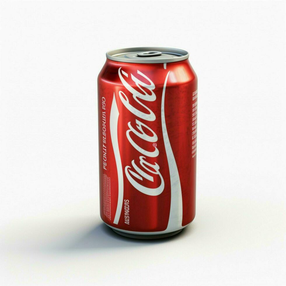 Coca-Cola Light with white background high quality photo