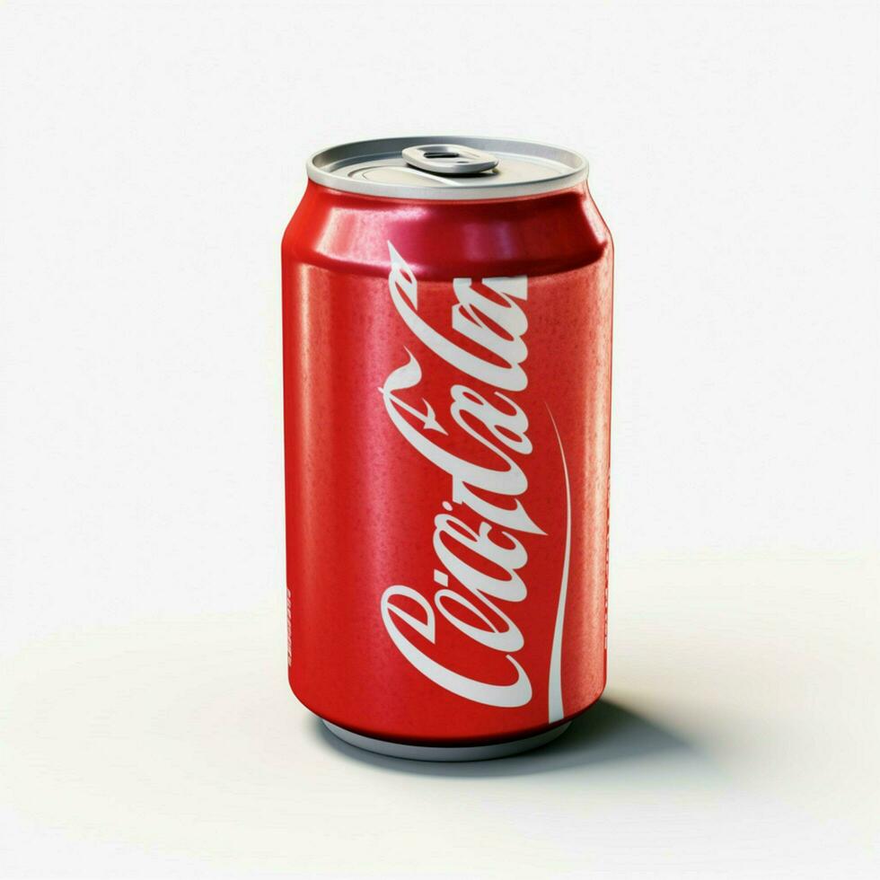 Coca-Cola Zero with white background high quality photo