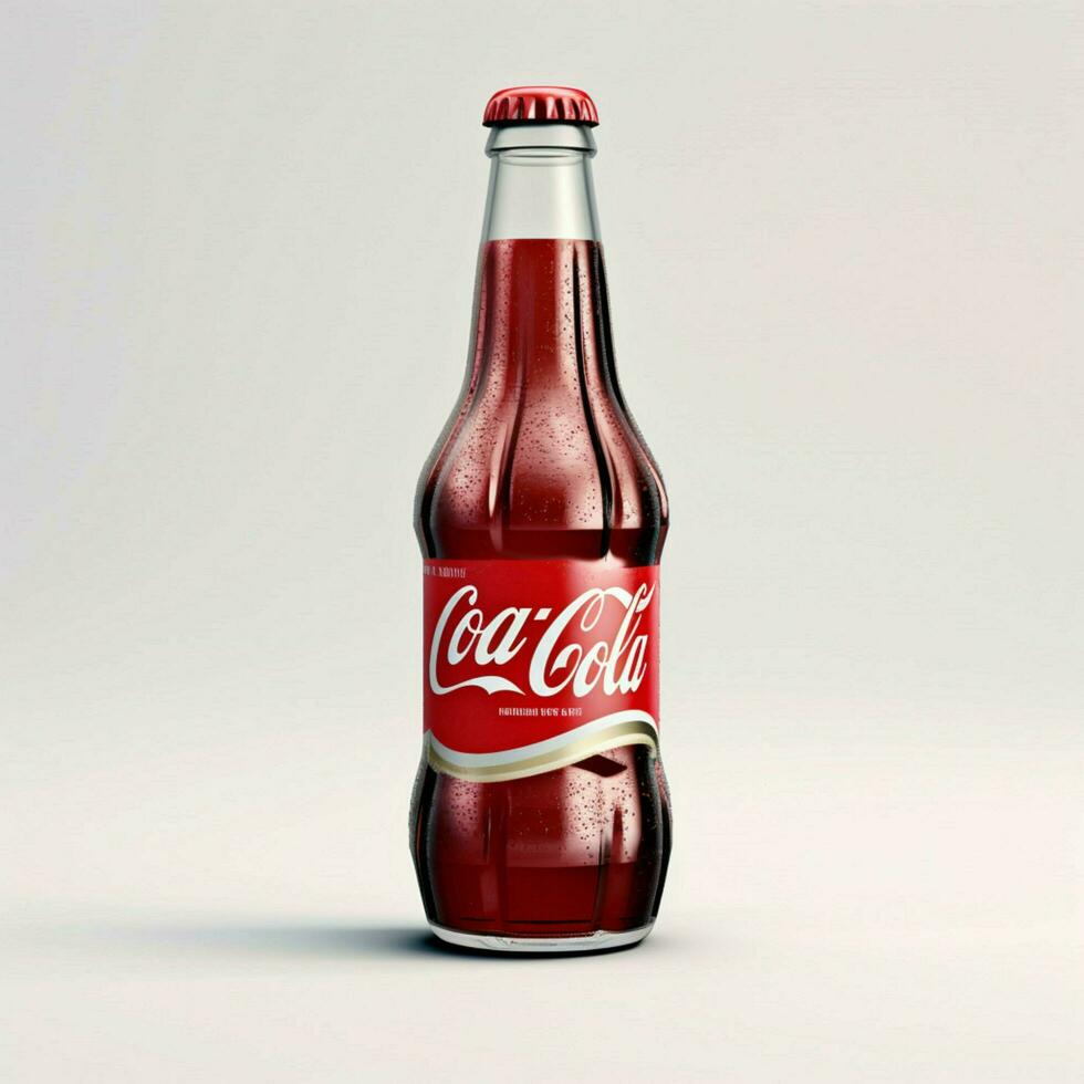 Coca-Cola with white background high quality ultra photo