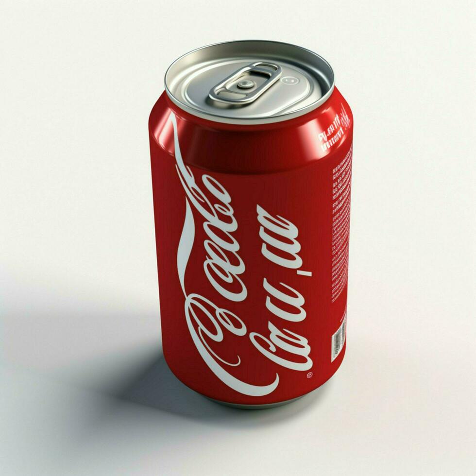 Coca-Cola with white background high quality ultra photo