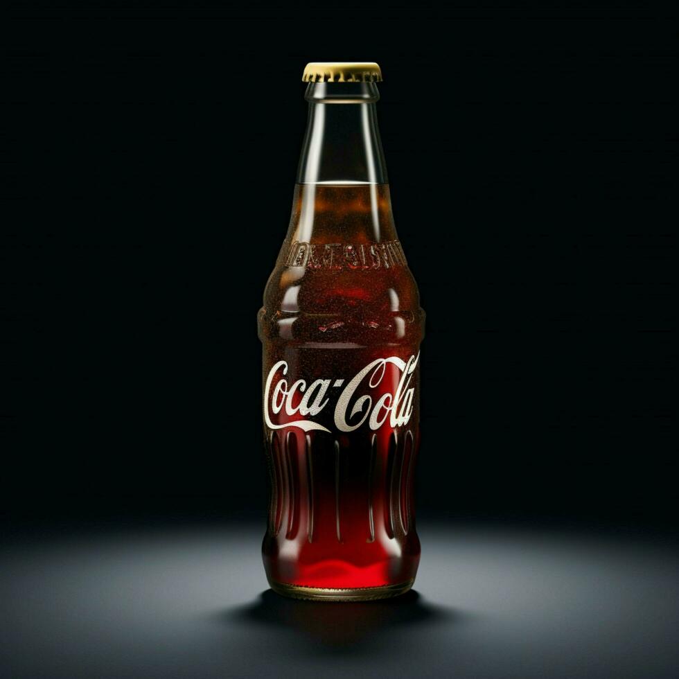 Coca-Cola with white background high quality ultra photo