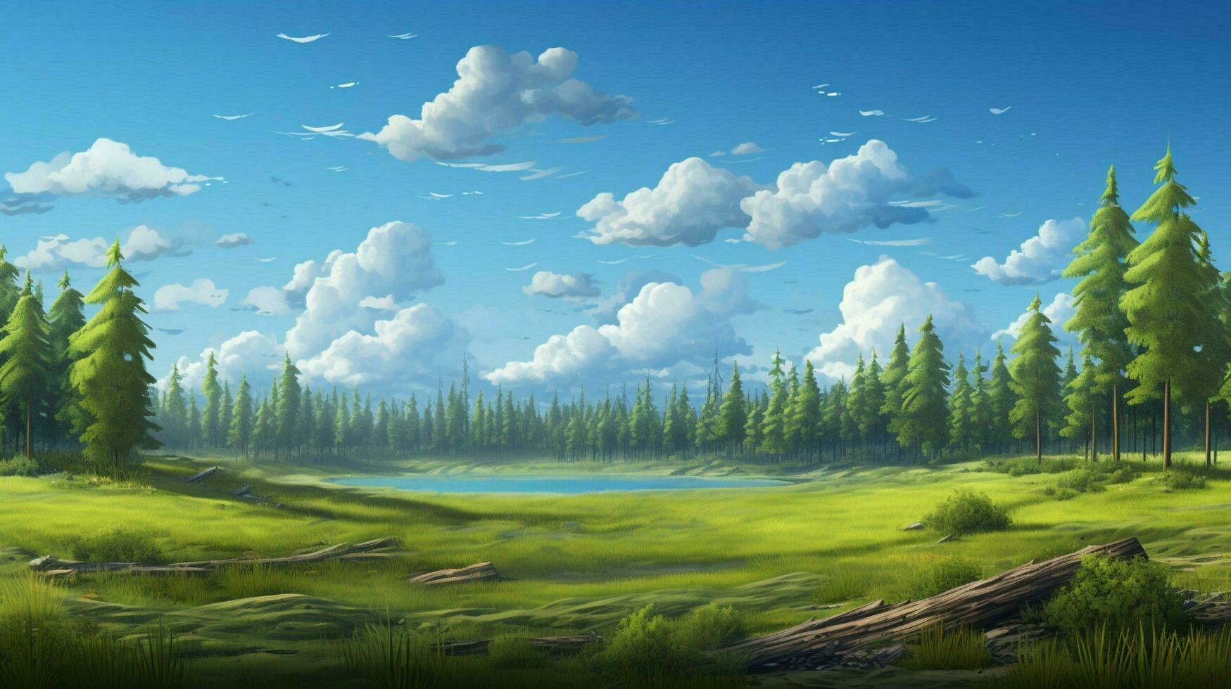 Create a simple slightly cartoonish background photo