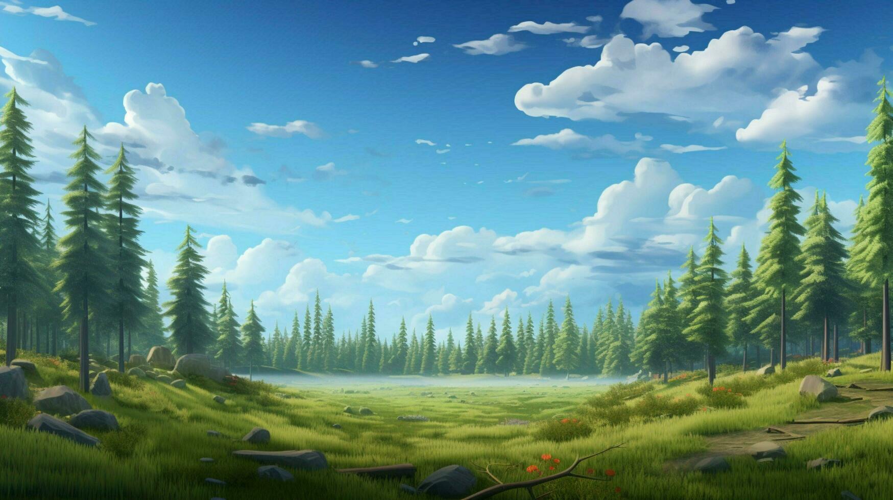 Create a simple slightly cartoonish background photo