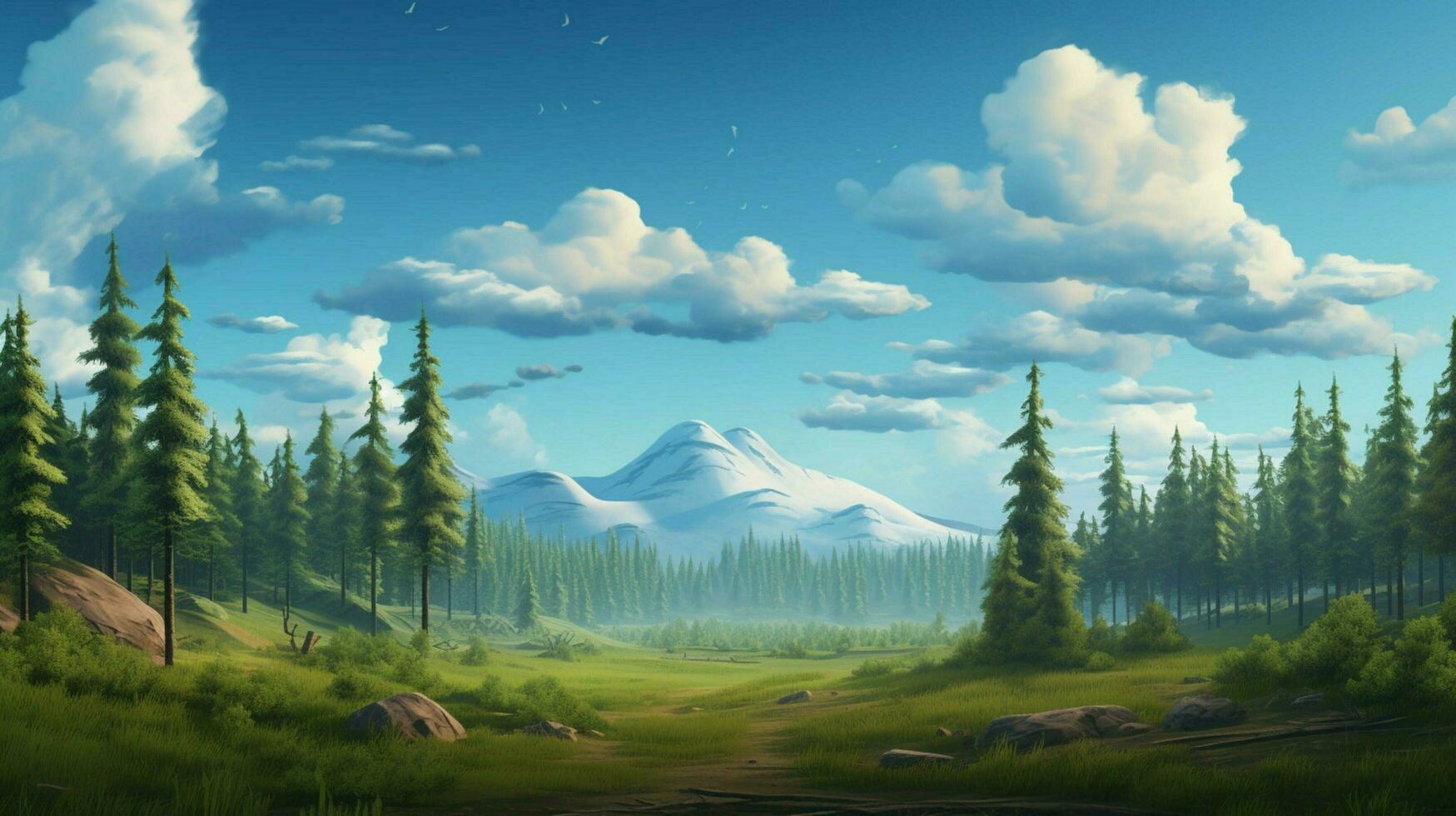 Create a simple slightly cartoonish background photo
