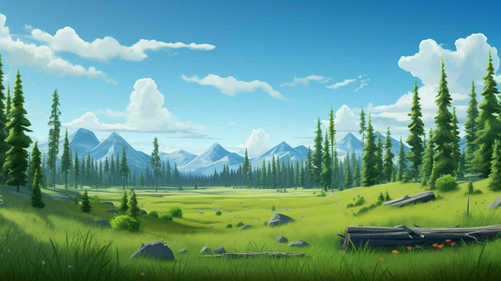Create a simple slightly cartoonish background photo