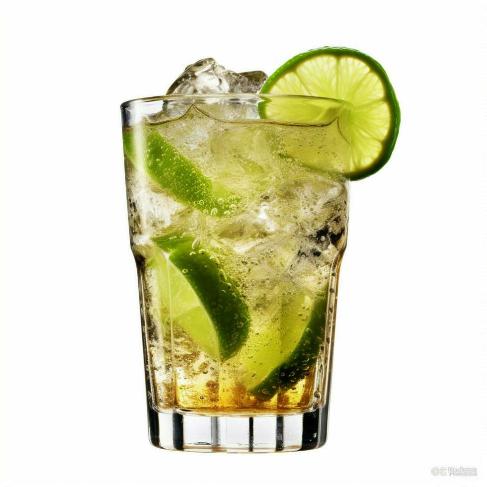 Diet Coke Lime with white background high quality photo