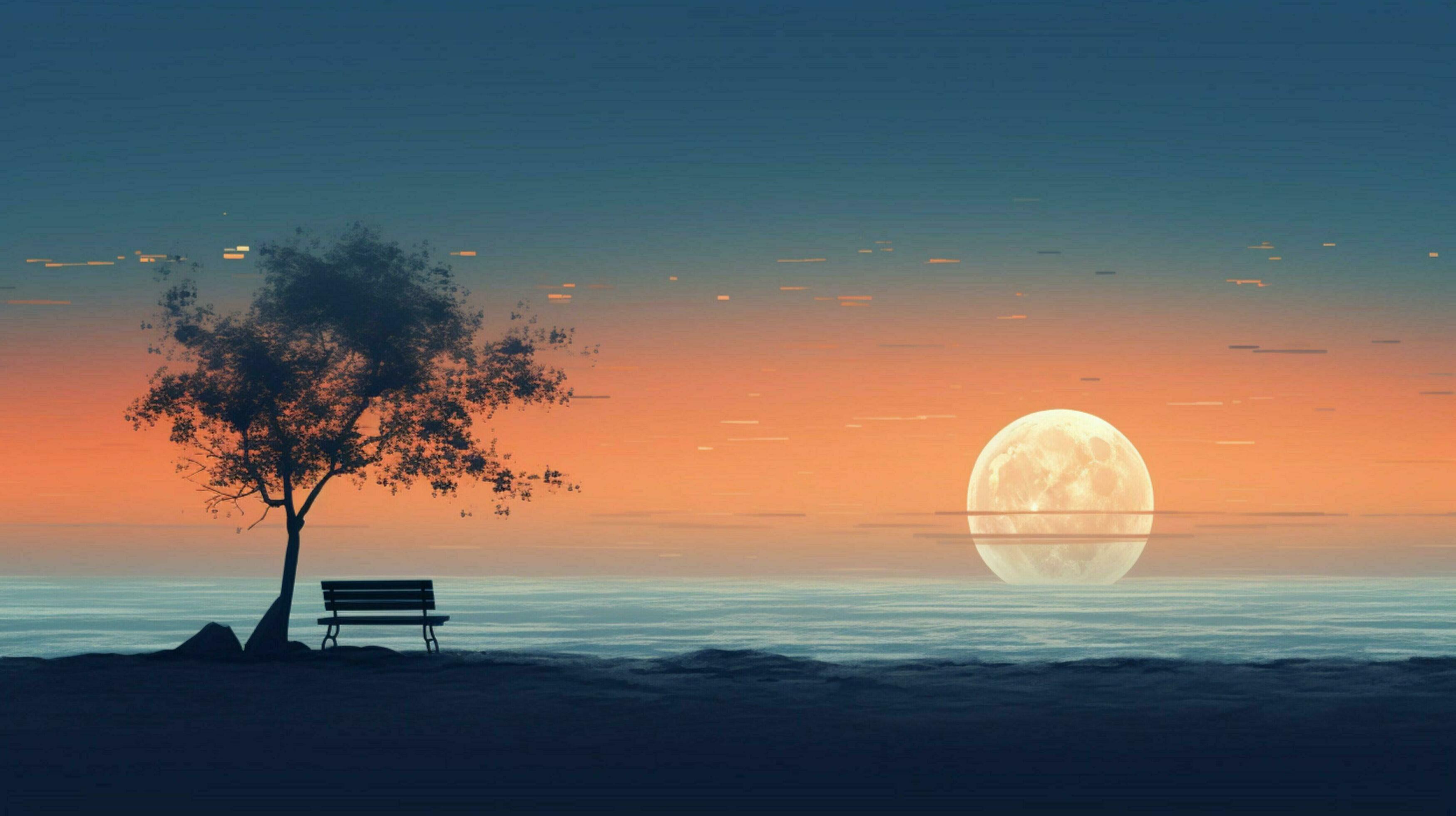 Downtempo chillout minimalist desktop wallpaper 30658286 Stock Photo at