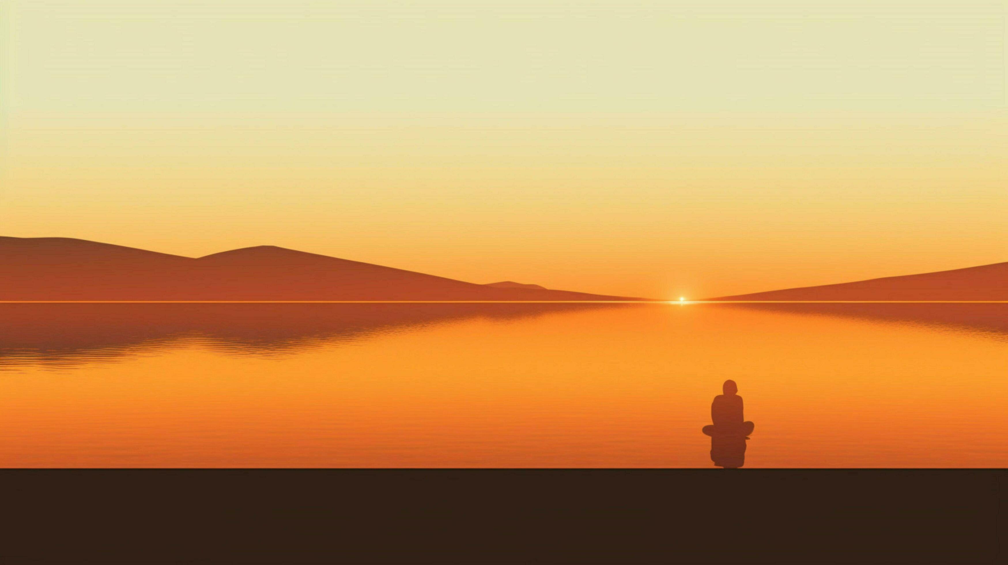 Downtempo chillout minimalist desktop wallpaper 30658309 Stock Photo at