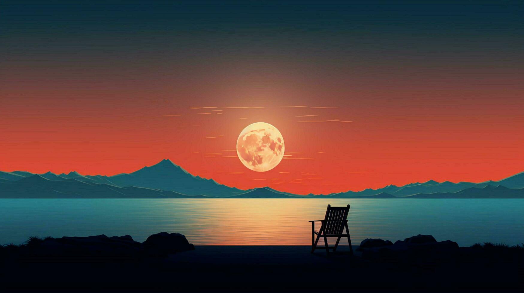 Downtempo chillout minimalist desktop wallpaper 30658363 Stock Photo at