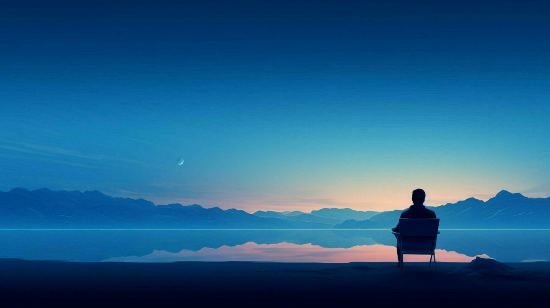 Downtempo chillout minimalist desktop wallpaper photo