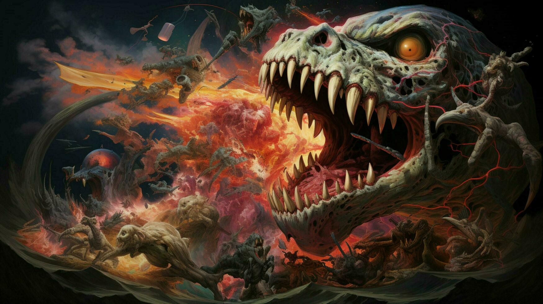Exploded earth by Nychos high quality photo
