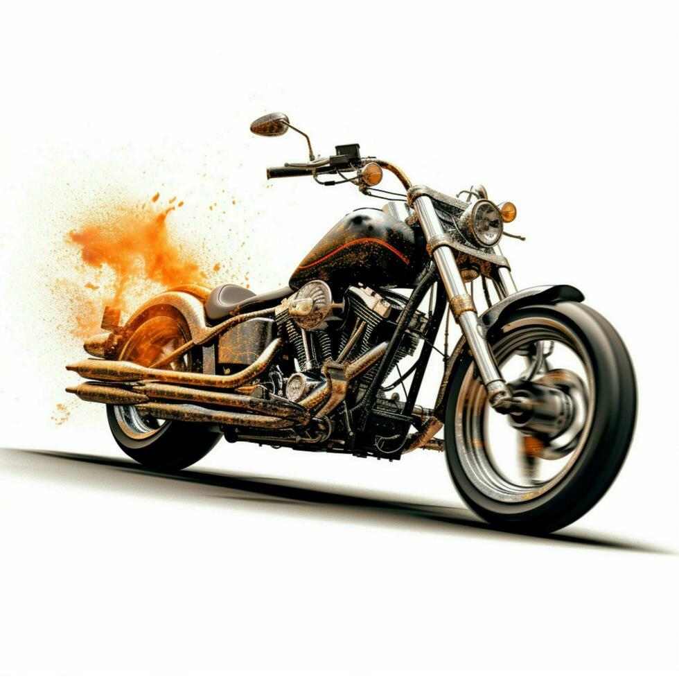 Full Throttle with white background high quality photo