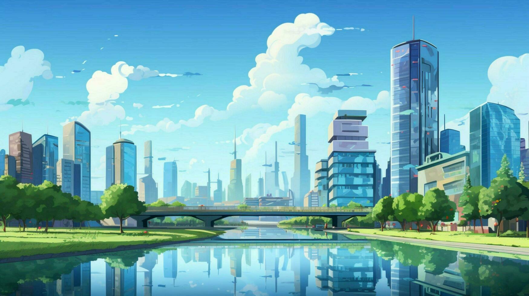 In the style of a 1990s video game a 2D pixelated photo