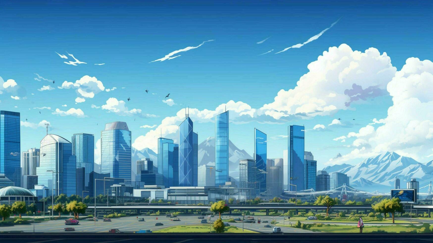 In the style of a 1990s video game a 2D pixelated photo