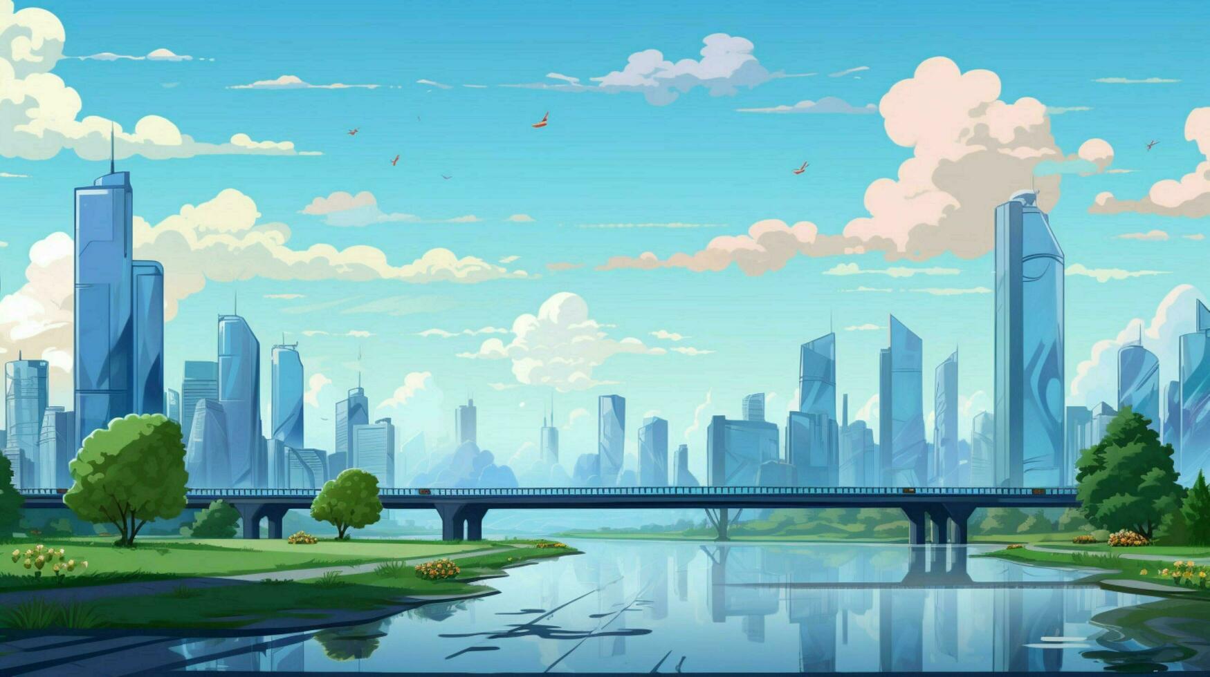 In the style of a 1990s video game a 2D pixelated photo