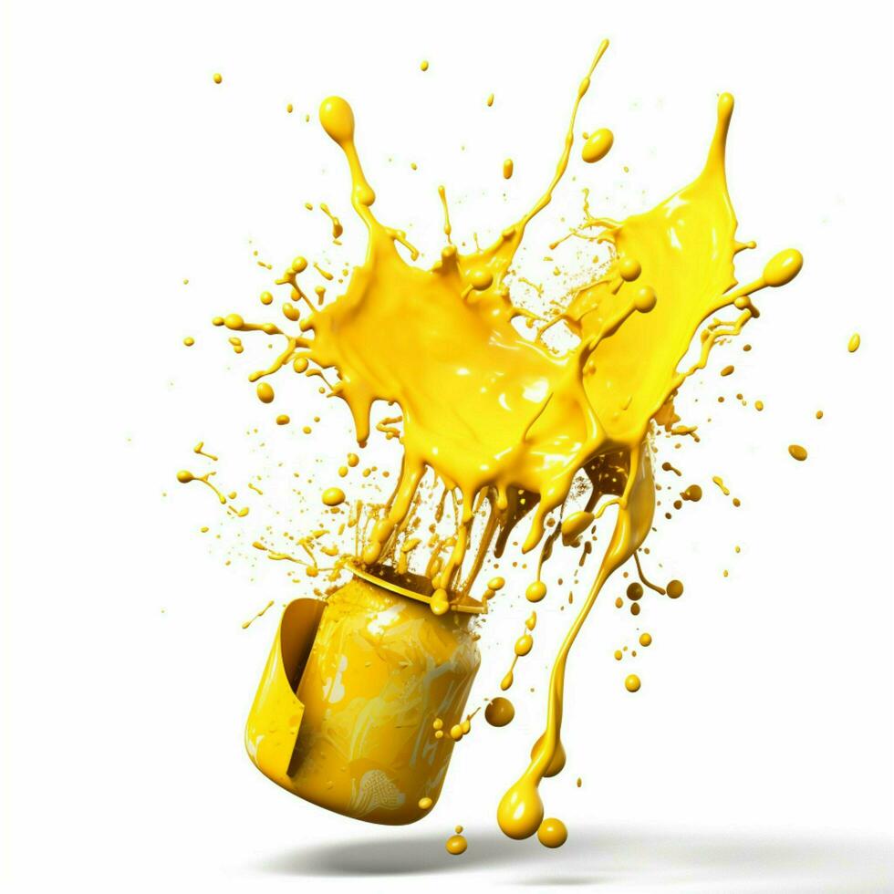 Mello Yello with white background high quality ultra photo