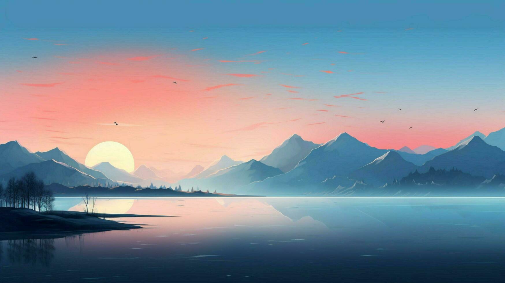 Minimalistic desktop background high quality photo
