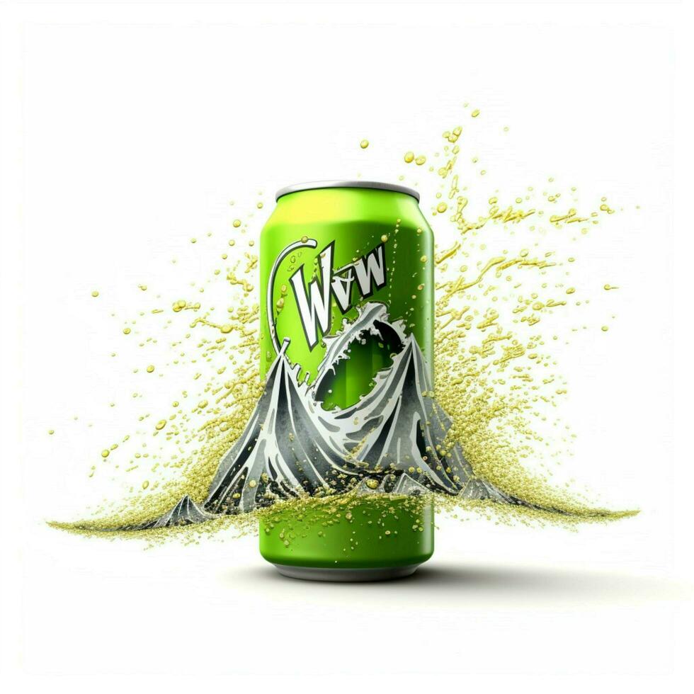Mountain Dew Live Wire with white background high photo