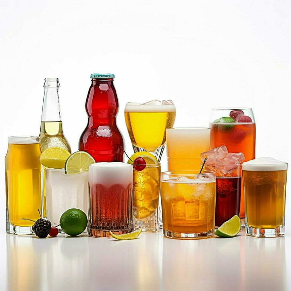 National Beverage with white background high quality photo