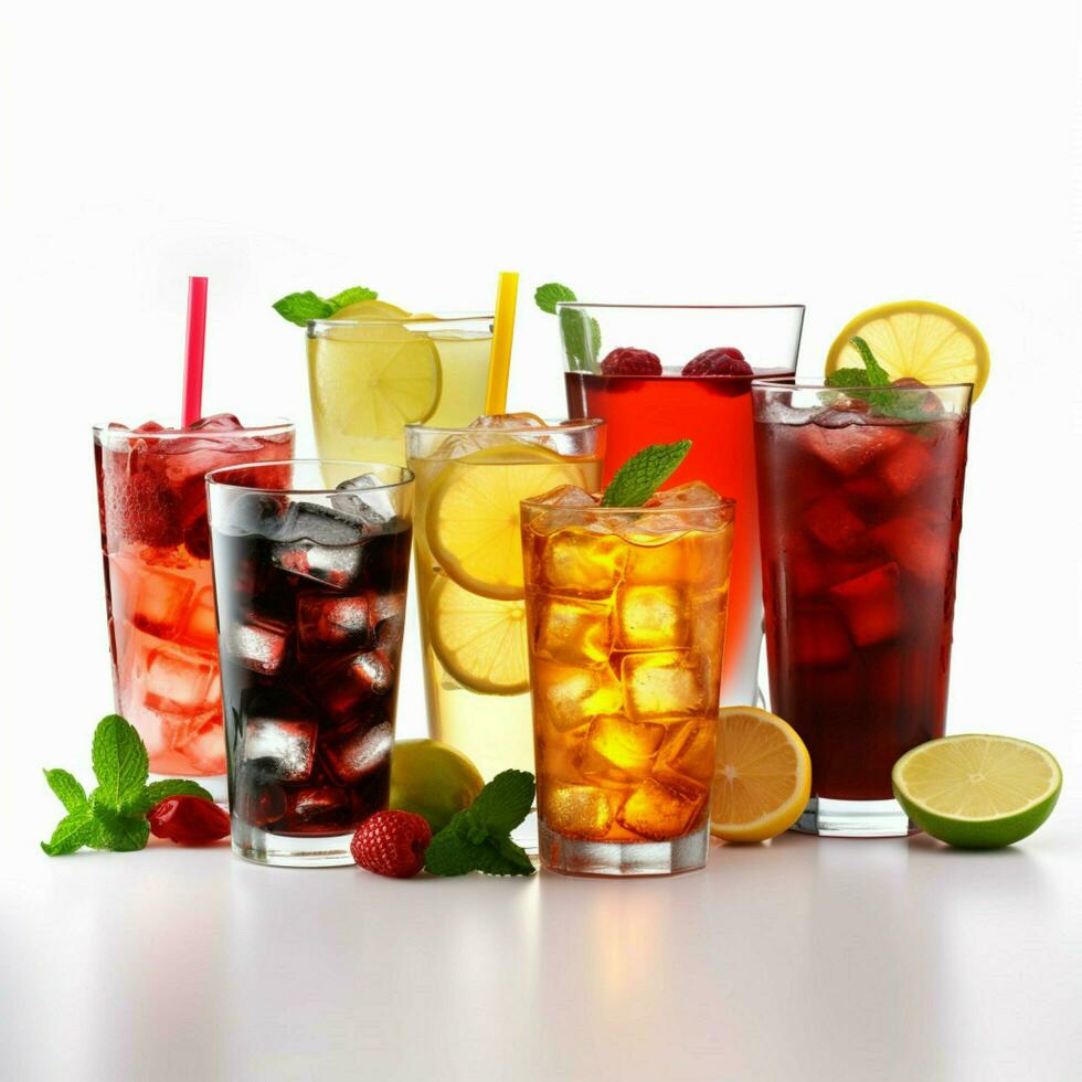 National Beverage with white background high quality photo